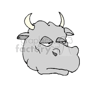 BULL02 clipart. Royalty-free image # 132084