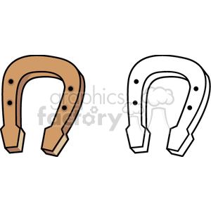 horseshoes clipart. Royalty-free image # 132742