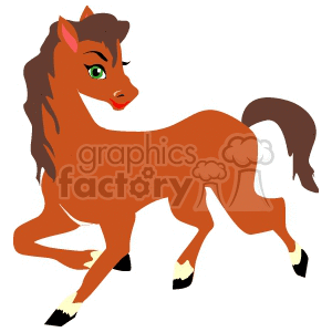 horse009 clipart. Royalty-free image # 132834