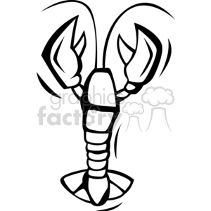 Cartoon lobster clipart. Commercial use image # 133671