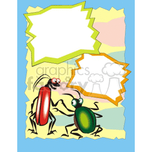   border borders frame frames animals bug bugs insect insects  Fun008.gif Clip Art Borders Misc 
