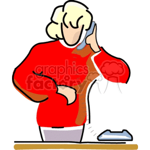   phone phone call calls talk talking women lady late appointment business  Business025.gif Clip Art Business 