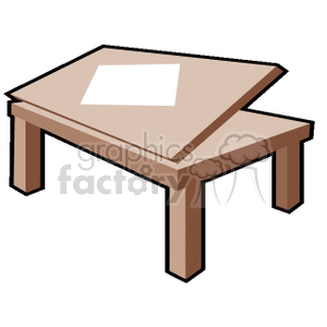 DRAFTINGTABLE01 clipart. Commercial use image # 134619