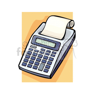   calculator calculators accounting accounted accountant financial receipt receipts Clip Art Business 