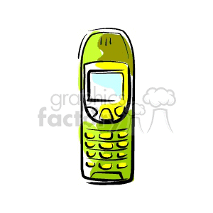 cellphone1 clipart. Commercial use image # 134699