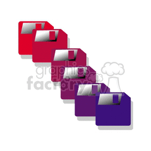   floppy disk disks disc discs save computer computers data floppies  0628FLOPPIES.gif Clip Art Business Computers 