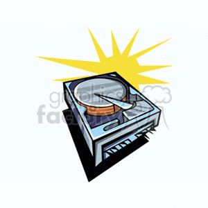harddrive clipart. Commercial use image # 135278