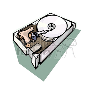   disk disks disc discs save computer computers data hard drives drive  harddrive131.gif Clip Art Business Computers 