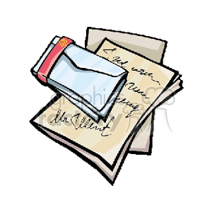 correspondence clipart. Commercial use image # 136072