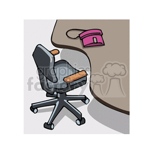   chair chairs office phone desk desks  businessplace3.gif Clip Art Business Furniture 