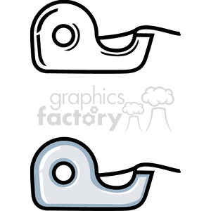 scotch tape dispenser clipart. Royalty-free image # 136382