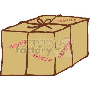 fragile_package clipart. Royalty-free image # 136496