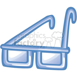 3D glasses clipart. Royalty-free image # 136770