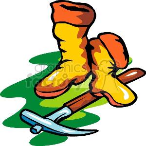   boot boots pike  boots-pik.gif Clip Art Camping 