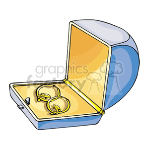 Gold round bangle earrings  clipart. Commercial use image # 137706