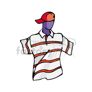  clothes clothing shirt shirts polo cap hat hats caps baseball Clip Art Clothing Shirts 