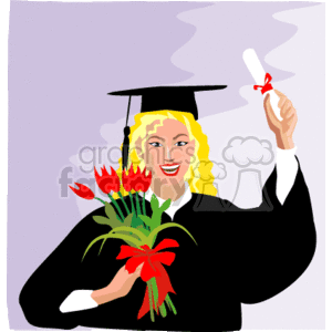 0_Graduation038 clipart. Commercial use image # 139422