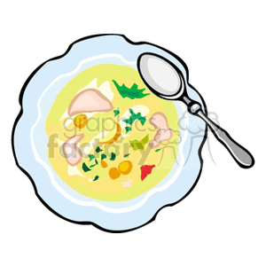 bowl of soup clipart. Commercial use icon # 140841