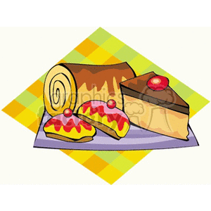   cake cakes dessert junkfood food  cakes5121.gif Clip Art Food-Drink Bakery 