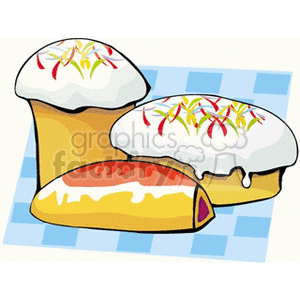  cake cakes dessert junkfood food  christmascake.gif Clip Art Food-Drink Bakery 