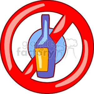   alcohol beverage beverages drink drinks bottle bottles no  alcohol801.gif Clip Art Food-Drink Drinks 