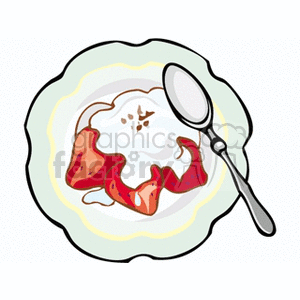 strawberrydish2 clipart. Commercial use image # 142057