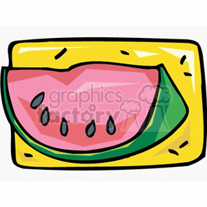   fruit food watermelon watermelons  watermelon2.gif Clip Art Food-Drink Fruit 