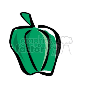 green pepper clipart. Royalty-free image # 142222