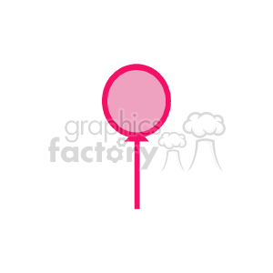 pink baloon clipart. Royalty-free image # 142594