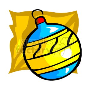 Christmas Bulb Ornament clipart. Commercial use image # 142774