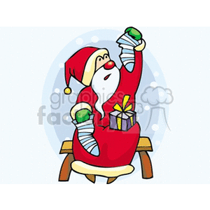   christmas xmas holidays santa claus gift gifts present presents  christmas44.gif Clip Art Holidays Christmas 