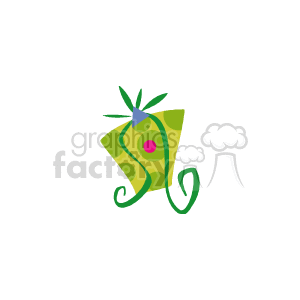 green gift clipart. Royalty-free image # 143214