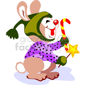  christmas xmas holidays rabbit rabbits   rogdestvo-025yy Clip Art Holidays Christmas 