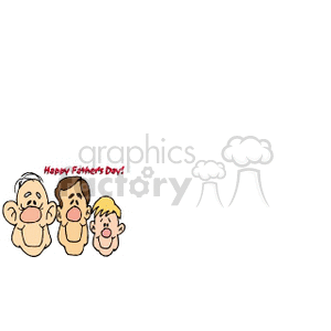 FATHERSDAYFAMILY02 clipart. Royalty-free image # 144419