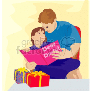   fathers day dad father family love  Father001.gif Clip Art Holidays Fathers Day 