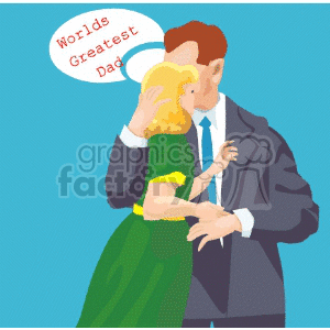 Father020 clipart. Commercial use image # 144437