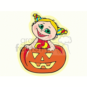 Halloweengirl2 clipart. Royalty-free image # 144576