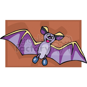 Cartoon bat clipart. Commercial use image # 144666
