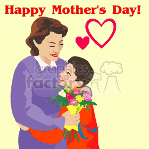   holidays mothers day mother mom mommy family  mother015.gif Clip Art Holidays Mothers Day 