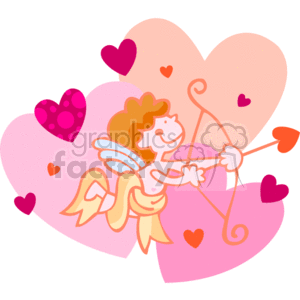 cupid_love-hearts_002 clipart. Royalty-free image # 145764