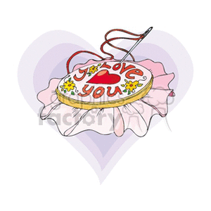 embroidery clipart. Royalty-free image # 145781