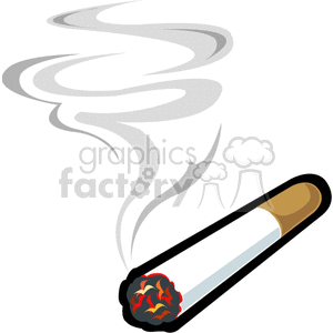 cigarette smoke smoking tobacco   Clip+Art Household burning single