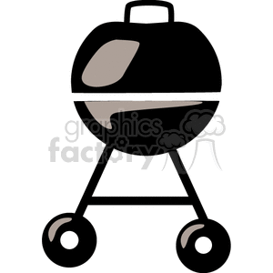 Charcoal BBQ grill clipart. Commercial use image # 146328