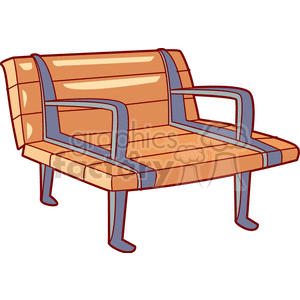 Park Bench clipart. Commercial use icon # 146441
