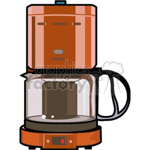   coffee maker pot caffeine  BME0114.gif Clip Art Household Electronics 