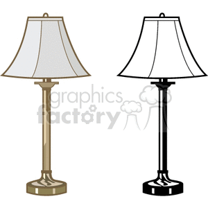   lamp lamps light lights  BME0123.gif Clip Art Household Electronics 