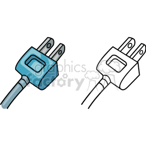   plug plugs electric power  BME0129.gif Clip Art Household Electronics 