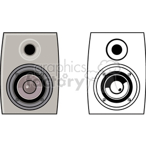 speakers clipart. Royalty-free image # 147019