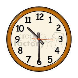 clock at 10:30 clipart. Commercial use image # 147031