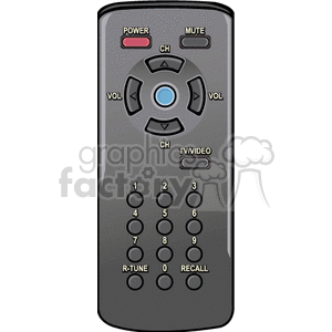 remote control clipart. Royalty-free image # 147069